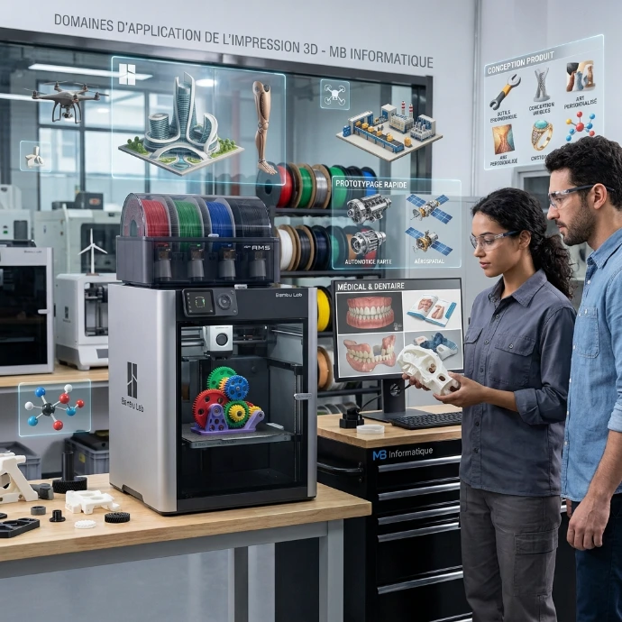 Prototype rapide imprimé en 3D pour la modélisation et validation de projet