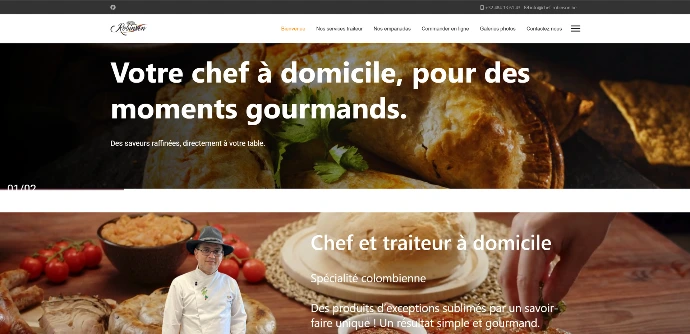 Site vitrine e-commerce Chez Robinson