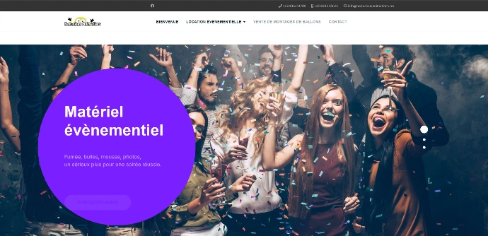 Site vitrine Babusiaux animations