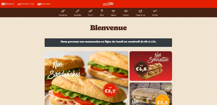 e-commerce Chez Tim