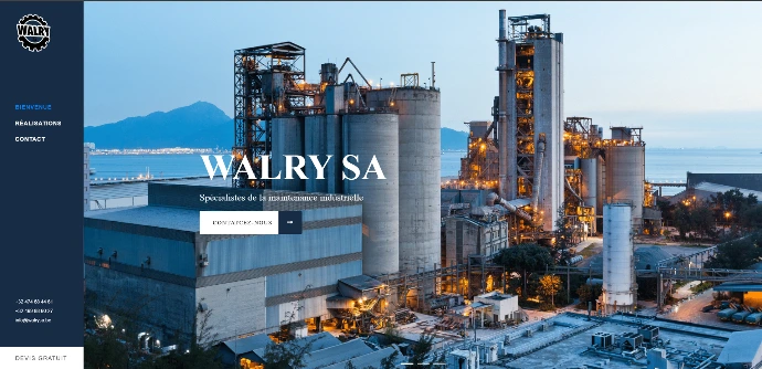 Site vitrine Walry SA
